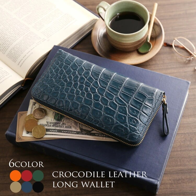 クロコダイルレザーマット加工長財布 34,320円
