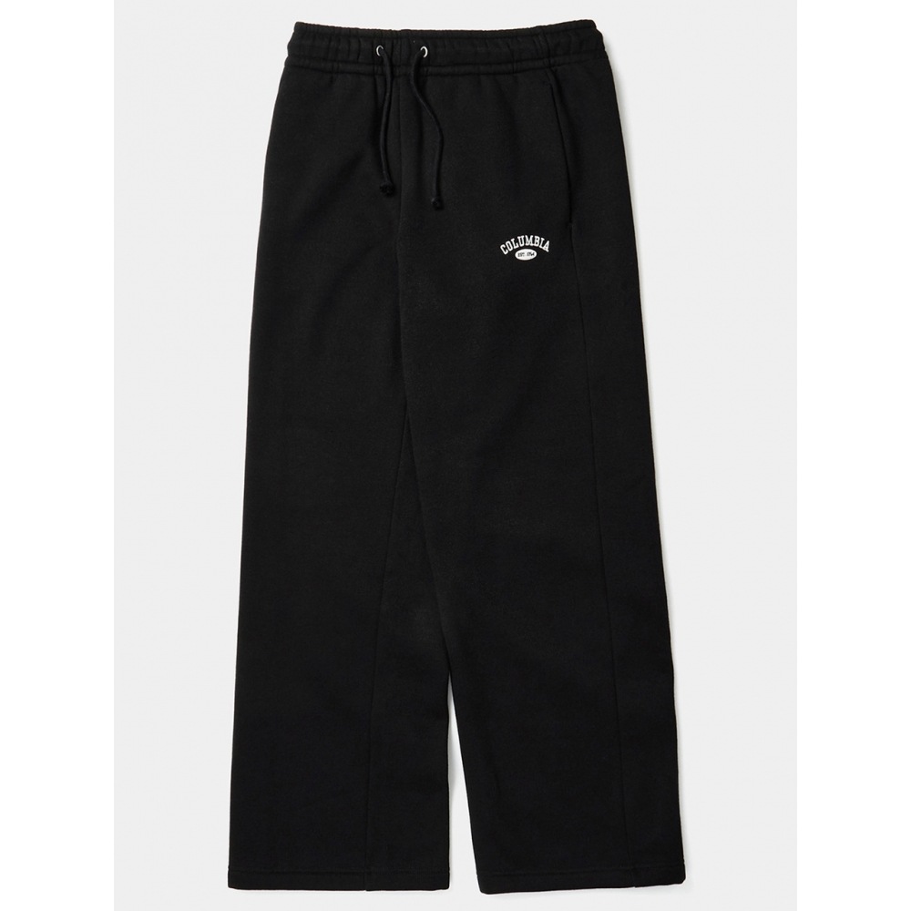 コロンビア大学 SIG ARCH ロゴ女性用フリーススウェットパンツブラック