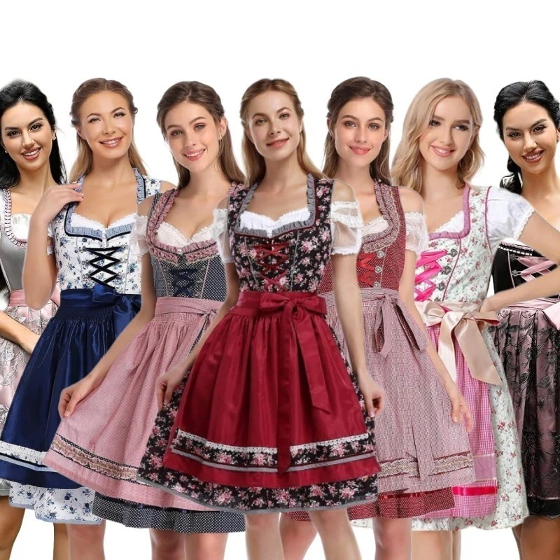 2024ドイツミュンヘンのビール祭りの服装大人の女性のビール服ワンピース30%までに制限