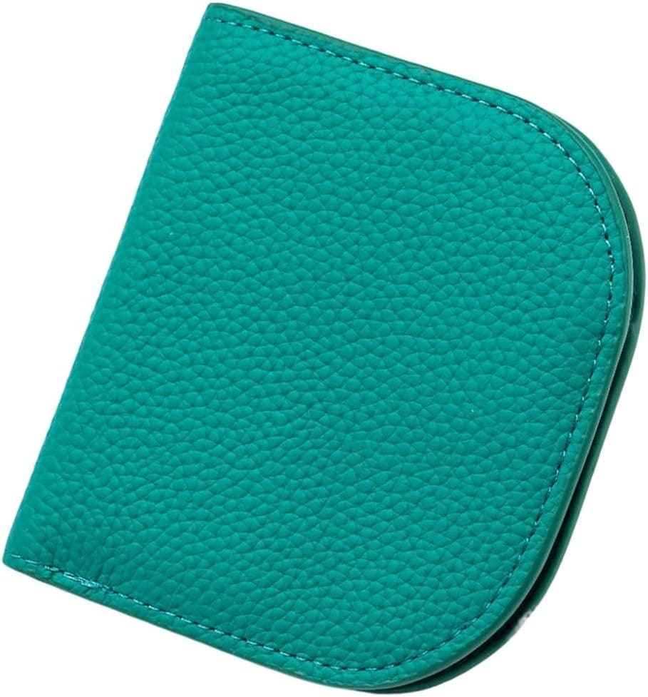 【20%OFFクーポン】ミニ財布 レディース 財布 2つ折り 薄い ボタン 無地 ファスナー コインケース 大容量 多機能 カード入れ 小銭入れ コンパクト 取り出しやすい 牛革 ウォレット ファッシ