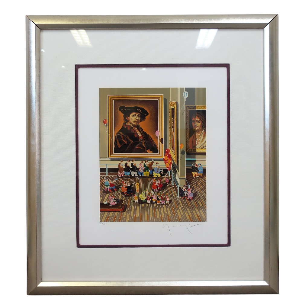HIRO YAMAGATA ヒロヤマガタ ヒロヤマガタ 【レンブラント】 美術館シリーズ 14 125 絵画 ユニセックス 中古品 A+ランク