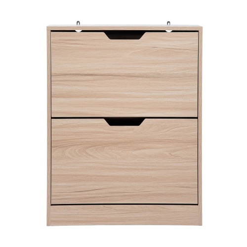 【新品】 下駄箱 2段 2層 シューズラック 玄関収納 ひとり暮らし スリムタイプ 靴収納 ラック 靴収納棚 安定