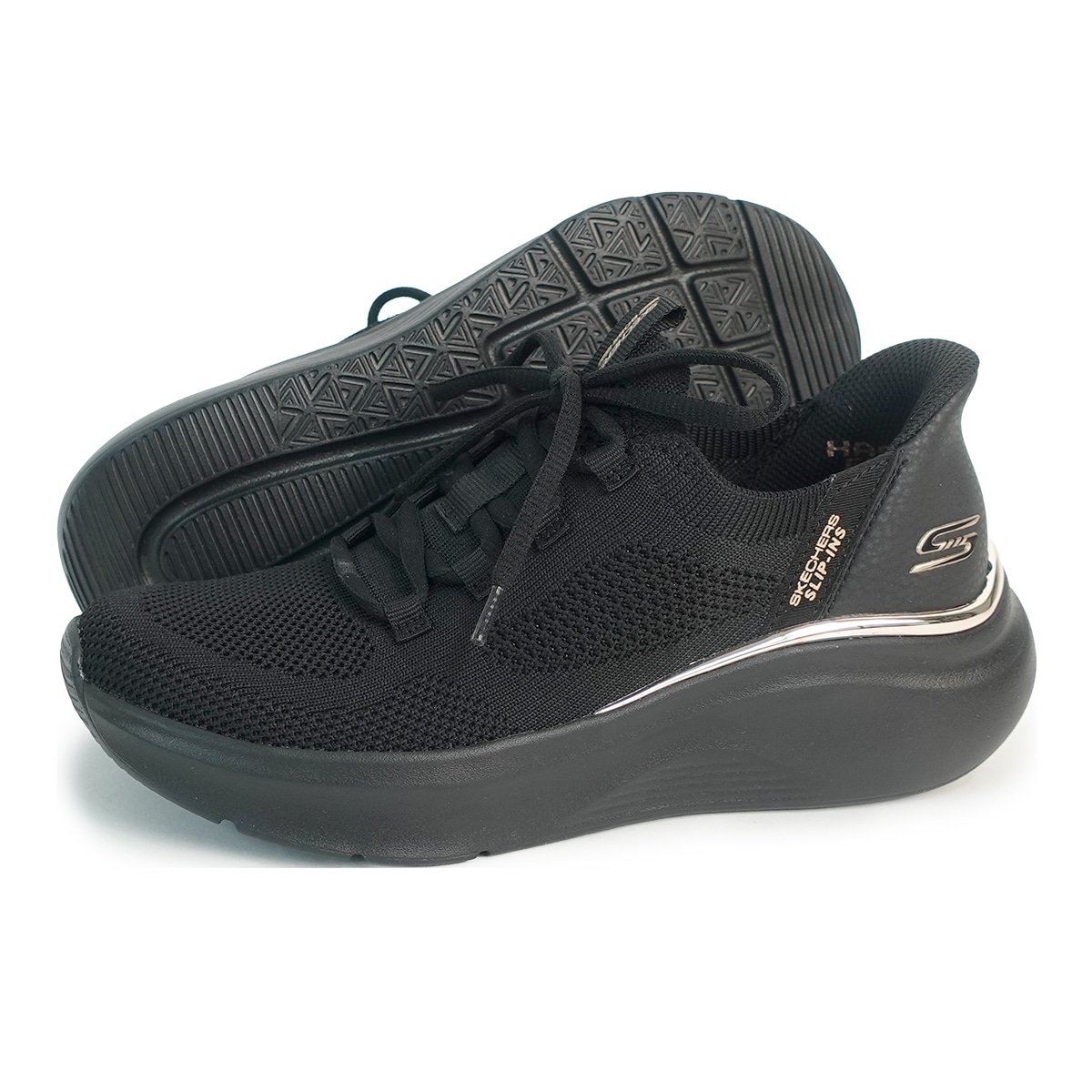 スニーカー レディース スリップインズ ボブス スポート B ラブ トゥルー デライト 117617 BBK ブラック