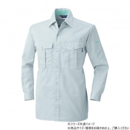 桑和 4225 長袖シャツ 6Lサイズ シルバーグレー(22) 5,267円