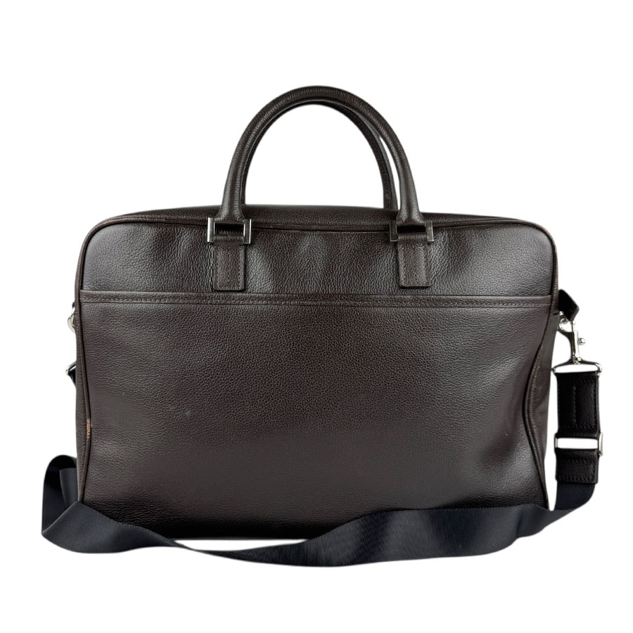 バーバリー BURBERRY ショルダーバッグ ハンドバッグ ビジネスバッグ レザー ブラウン メンズ z5070