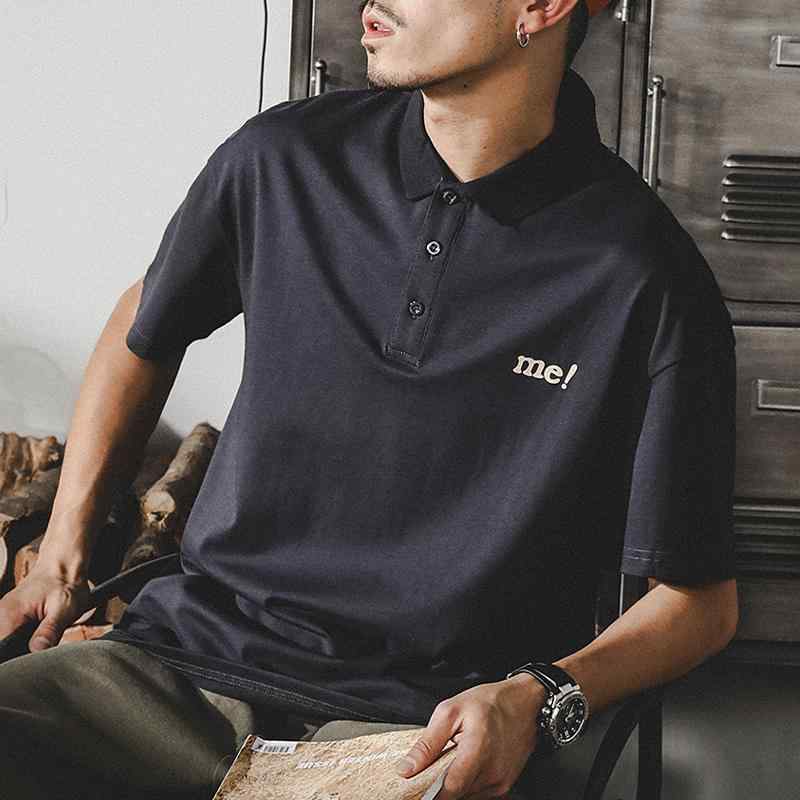 ポロシャツ アメリカン カジュアル Tシャツ メンズ 半袖 コットン 夏 トップス 男性 綿 冷感 ホワイト ブラック ダーク グレー