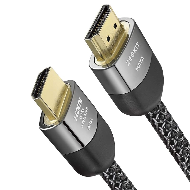 Zeskit 8K 48Gbps HDMIケーブル2m【PS4 PS5対応】8K/60p ダイナミック HDR eARC Dolby Vision HDC-8K200