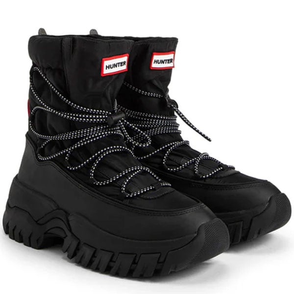 ハンター HUNTER レディース ワンダラー レースアップ アウトドア ブーツ シューズ WFS2251NYL-BLK