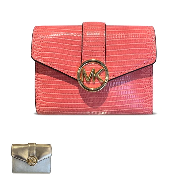 即発 正規品 USA直送 アウトレット レディース 財布 三つ折り財布 35F3GNMF8M/35T2GNMF6N