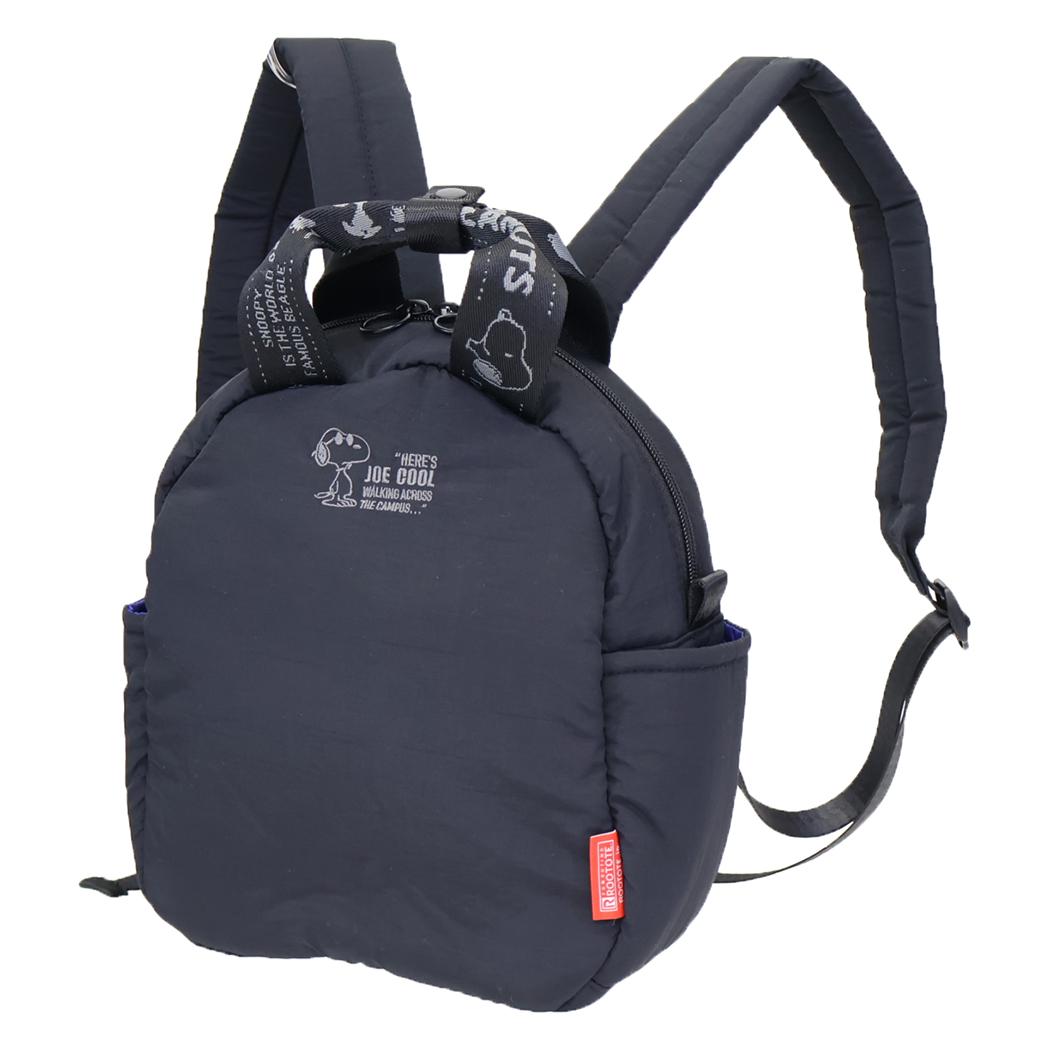 スヌーピー IP.CeoPadded.Peanuts-0S ミニリュック2WAY m-black