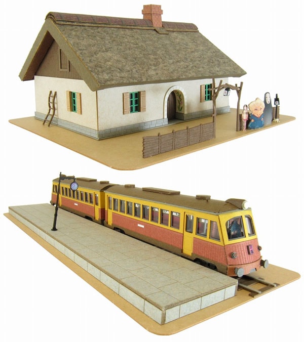 千と千尋の神隠し みにちゅあーとキット【銭婆の家と海原電鉄】(MK07-07)ジオラマ/組み立て/作る名シーン/1/150/ミニチュア/模型/海原電車/スタジオジブリ/mini Non-sucale/
