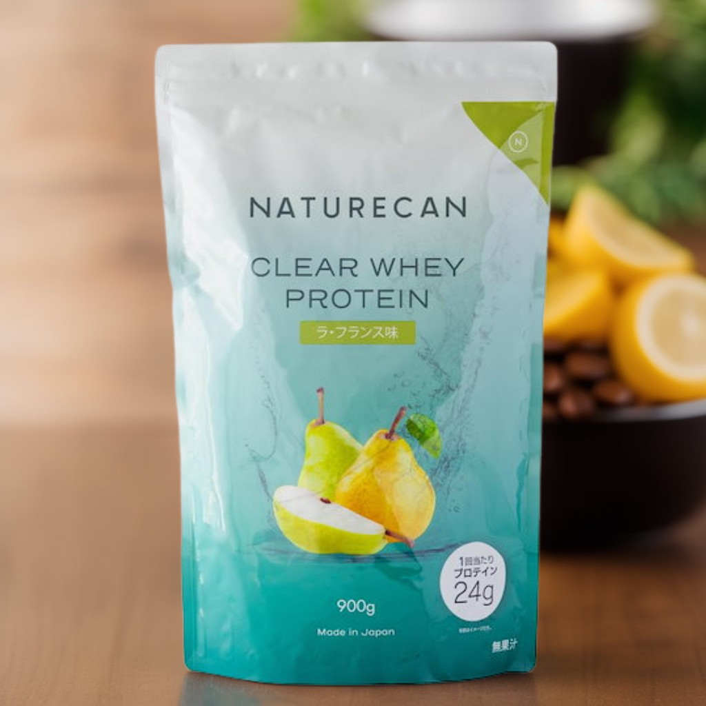 Naturecan クリアホエイプロテインアイソレート 900g サプリメント たんぱく質24g/25g1食分 (ラ・フランス)