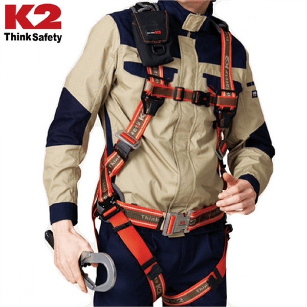 (K2 安全) K2 安全フルシートベルト KB-9202 工業用シートベルト