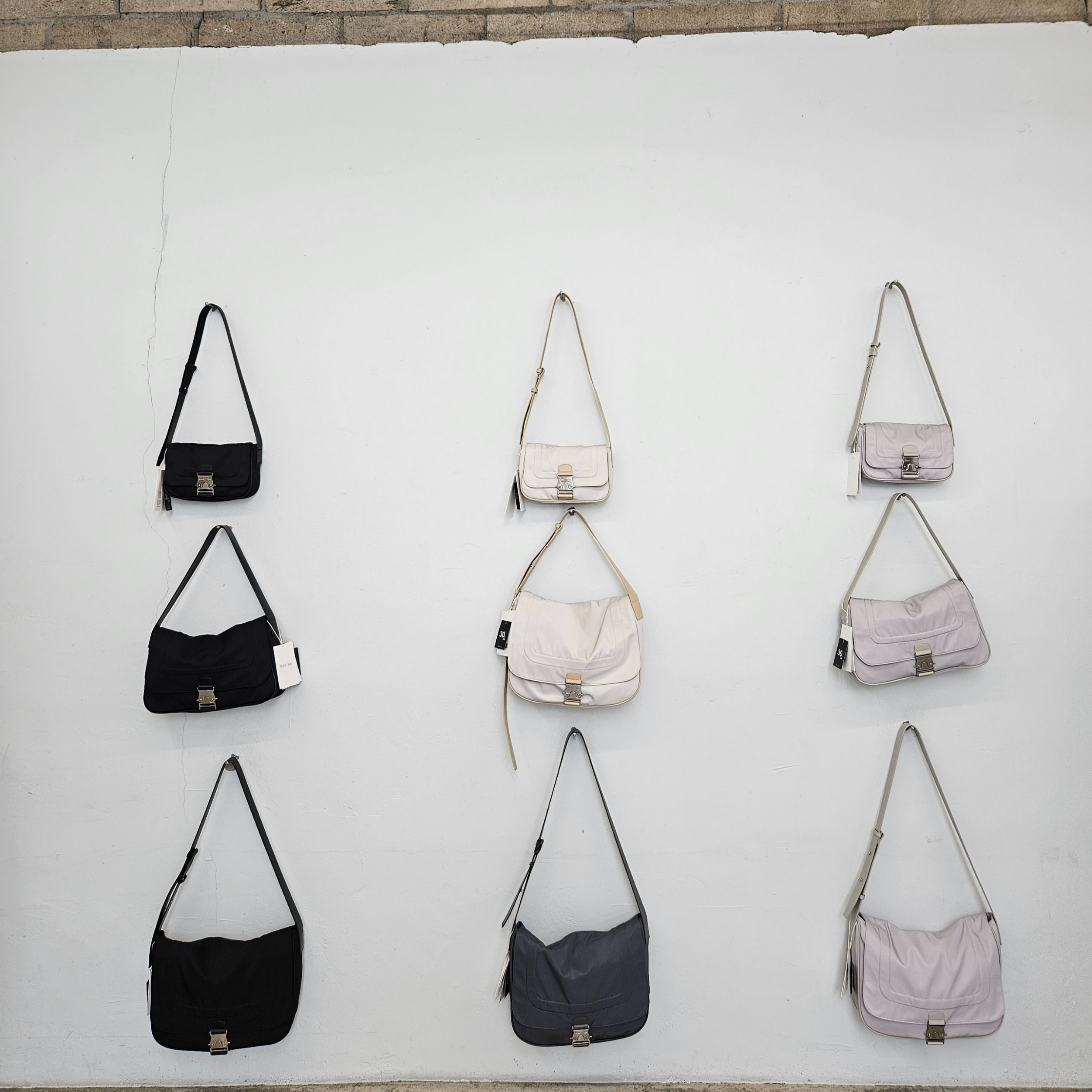 [正規品・即日発送] MATIN バックルバッグ ブラック / BUCKLE BAG IN BLACK