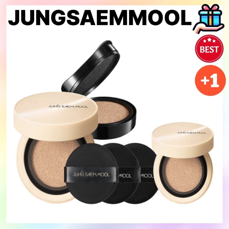 [大容量企画セット]エッセンシャルスキンヌーダークッション, 本品14g＋リフィル14g セット ファンデーション 崩れない 韓国コスメ 韓国人気スキニータップパフ ピンク 崩れない 韓国