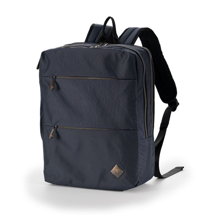 A.L.I 軽量撥水デイパック 14L 14インチPC収納可 PLT-002-NV ネイビー