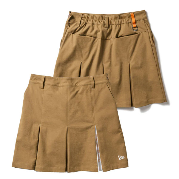 ニューエラ NEW ERA ゴルフ Womens プリーツスカート カーキ