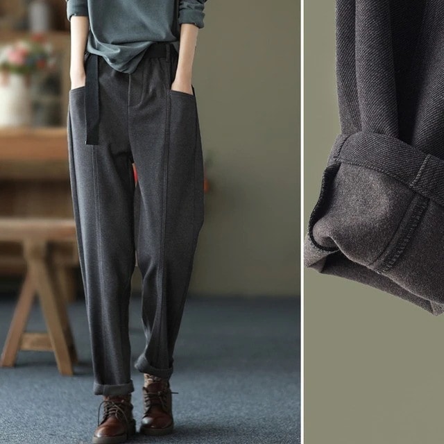 テーパードパンツ レディース ゆったり スウェットパンツ 無地 ウエストゴム 着回し 抜け感 シンプル