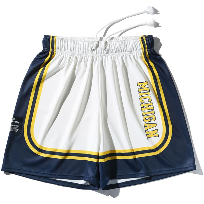 ジャージーショーツ ミシガン ラインヘム バスケットボール プラクティスパンツ smp25138m-2000