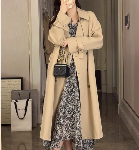 レディース 上着 トレンチ かわいい 大人可愛い きれいめ シンプル カジュアル 上品 おしゃれ かっこいい レトロ アジアン エスニック エキゾチック 秋 冬 オフィス ビジネス OL 通勤 学生 7,942円