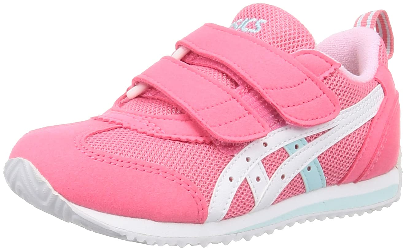 当日発送 [スクスク] キッズシューズ ベーシックローカット 2本ベルトシリーズ キャンディピンク/ホワイト236 16.0 cm