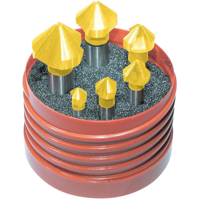 ワルターツーリングジャパン　タイテックスチタンコーティングカウンターシンク6本セット　Z3711TIN6.320.5