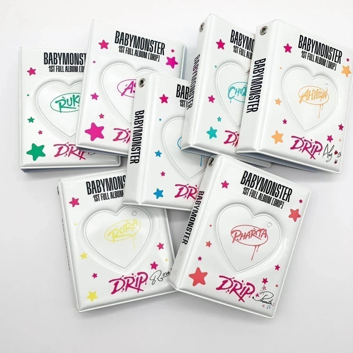 大人気！ トレカアルバム メンバー選択 DRIPアルバム フォトカードアルバム 韓国 K-POP トレカバインダー 推し活 MONSTIEZ応援 グッズ
