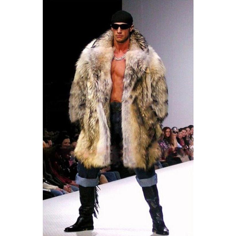 大人気 フェイクファー 防寒 毛皮コート 上品 ファーコート 防風 メンズ ロング丈コート お洒落 カジュアル 冬物 アウター 暖かい コート 上品 ジャケット 長袖