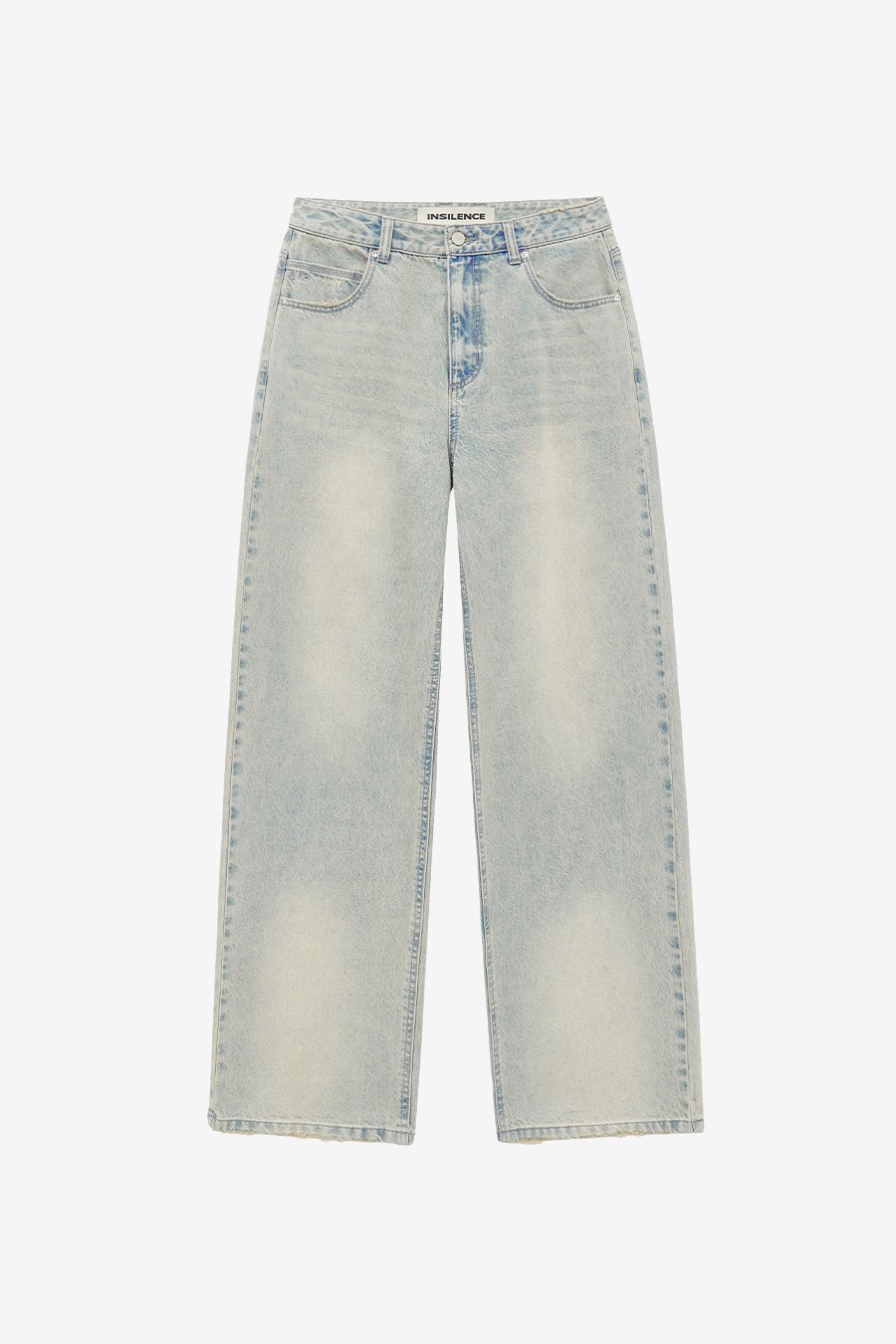 【INSILENCE】 VINTAGE WIDE DENIM : ASH BLUE