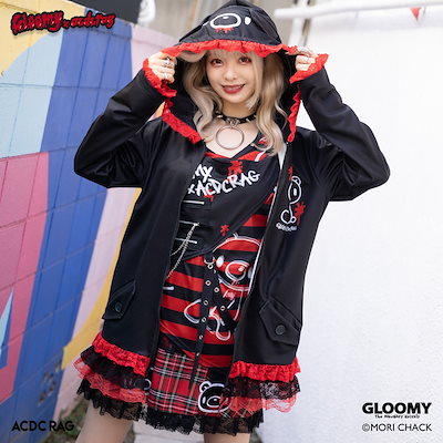 Qoo10] ACDC RAG ダークグルーミー くま耳パーカー 原宿系