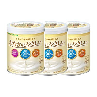 雪印ビーンスターク 大人のための粉ミルク おなかにやさしい 300g 乳糖90%カット 12種のビタミン 大人用の粉ミルク 3個セット