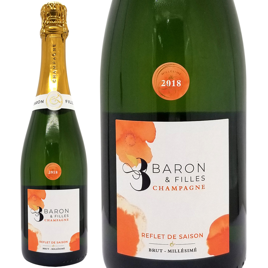 2018 ルフレ ド セゾン ブリュット ミレジメ 750ml バロン エ フィーユ シャンパン フランス シャンパーニュ 白泡 コク辛口 ^VABF0718^