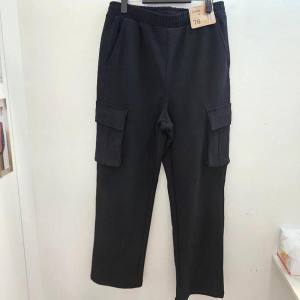 BANG BANG HC19 男性用 冬 セミワイドフィット ウエストバンド 裏起毛 カーゴ スパン パンツ (S42040238)