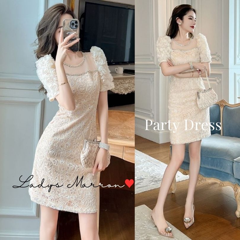 2点購入で200円割引期間限定オファー ミニドレス パープルドレスミニ 結婚式ミニドレス キャバ嬢ドレス ミニドレス可愛い パフスリーブドレス 夏ドレス サマードレス 夏ミニワンピ ミニワンピース パ