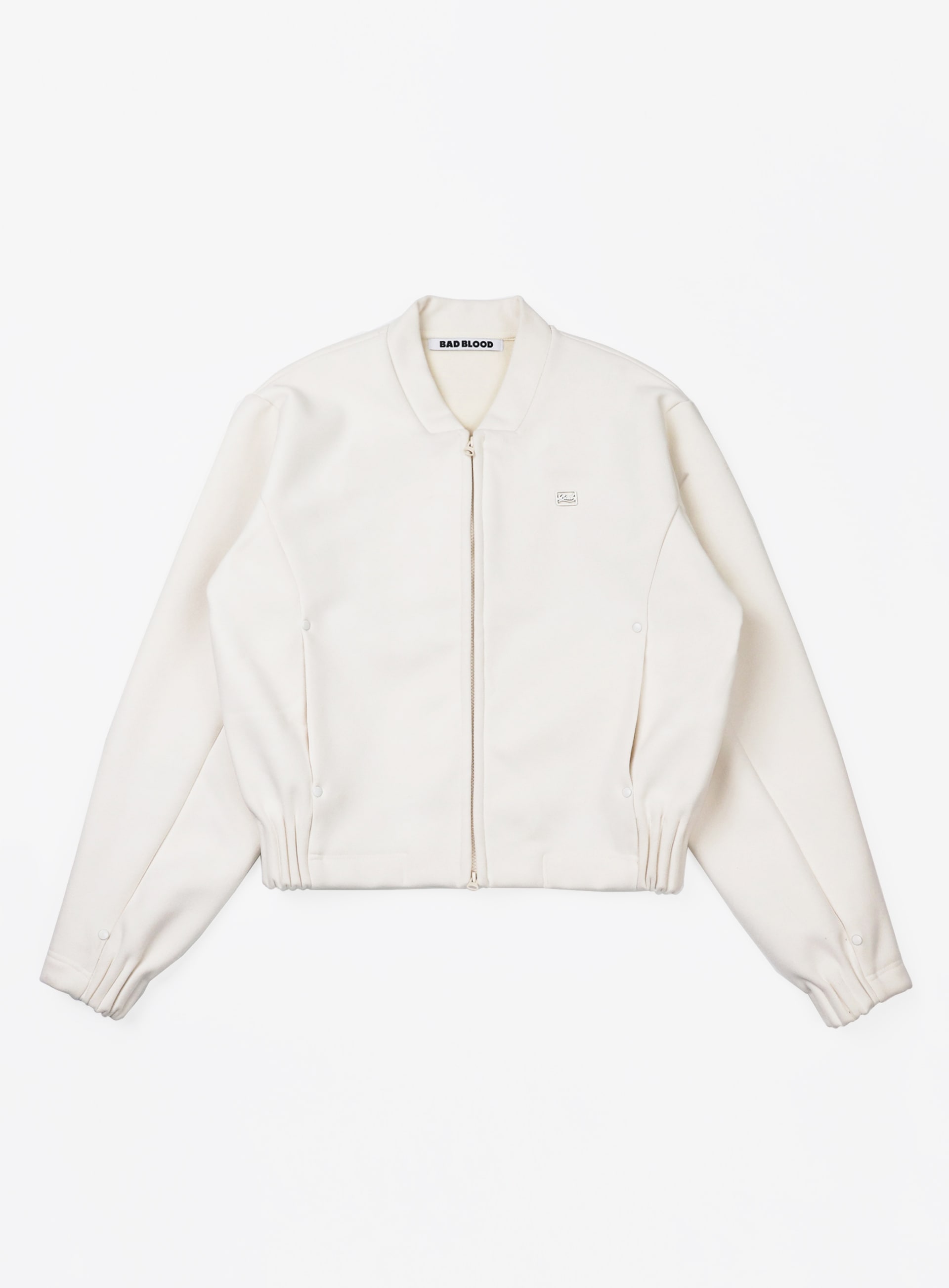 【BADBLOOD】 [UNISEX] BEYOND CASH SOFT ZIP-UP JACKET : CREAM