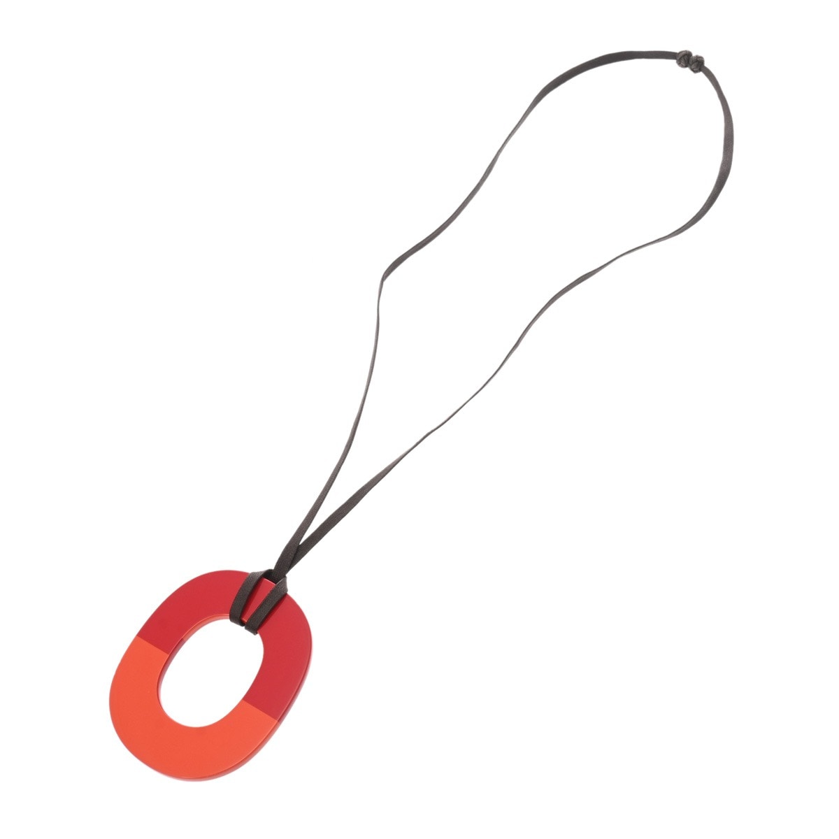 イスム オレンジ/赤 レディース ネックレス Aランク 中古 銀蔵