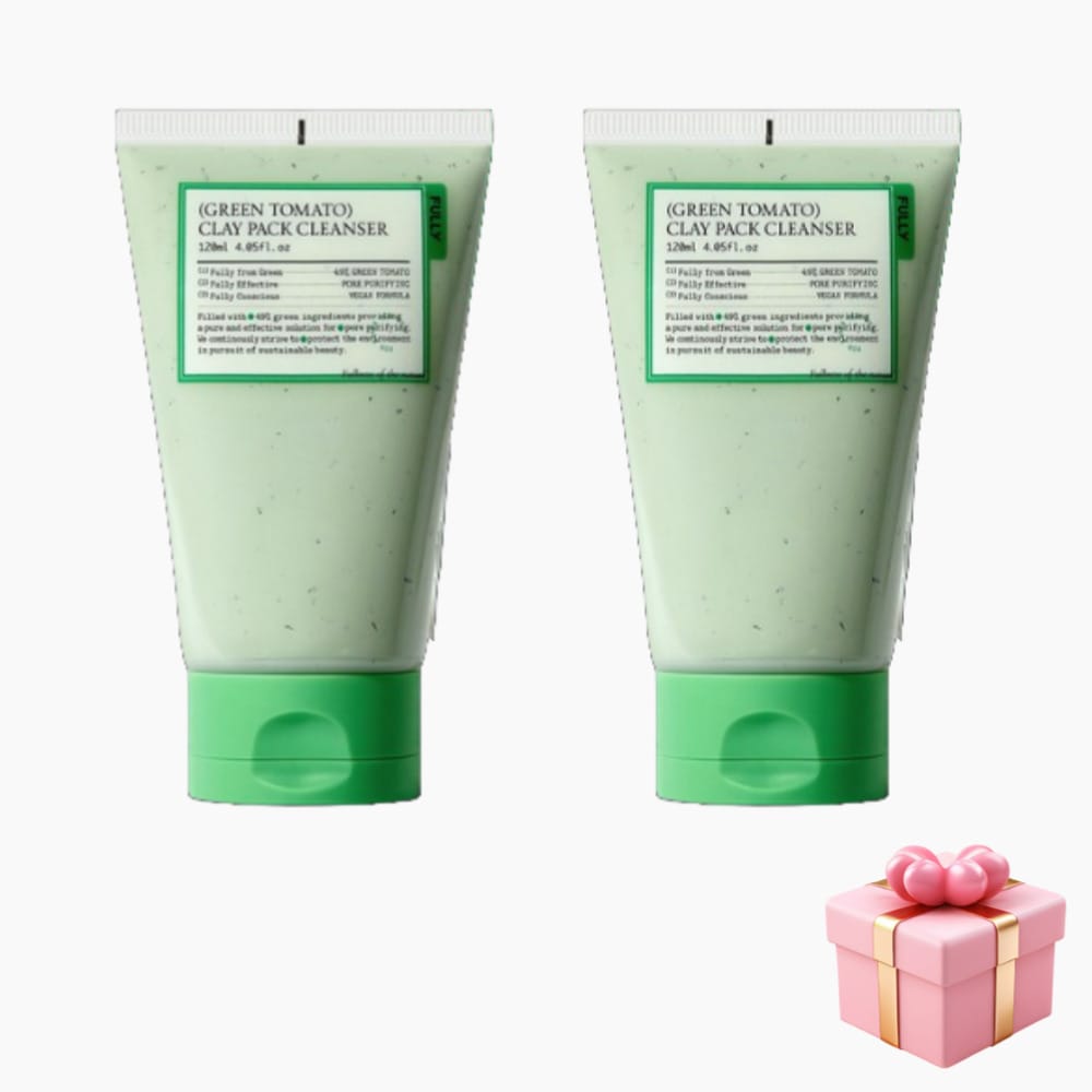 ビーガン グリーントマトクレイパッククレンザー 120ml 2個