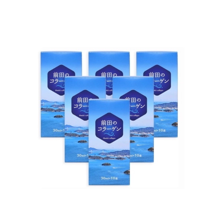 前田のコラーゲン【公式】6箱セット　30ml10袋　ウロココラーゲン　生コラーゲン　国産