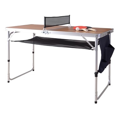 東谷 ピンポンテーブル 卓球ができるアウトドアテーブル 折りたたみ 折り畳み 卓球台 アウドアテーブル おうち時間 巣ごもり おうちで楽しもう 室内遊具 室内運動 在宅 遊び 運動