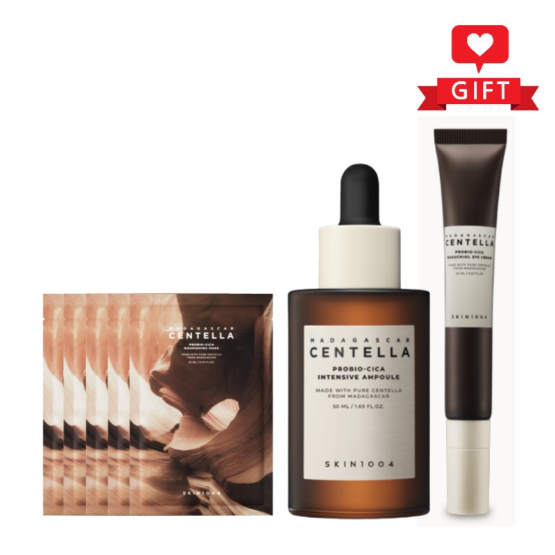 プロバイオシカ3種セット（マスクパック5枚+アンプル50ml+アイクリーム20ml）／敏感肌ケア／肌バリアサポート／集中保湿