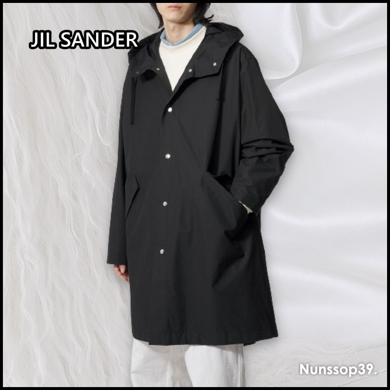JIL SANDER ビッグ ロゴ ロング ジャケット