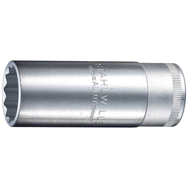 STAHLWILLE　1/2SQ ディープソケット 12角形状 22mm　51-22