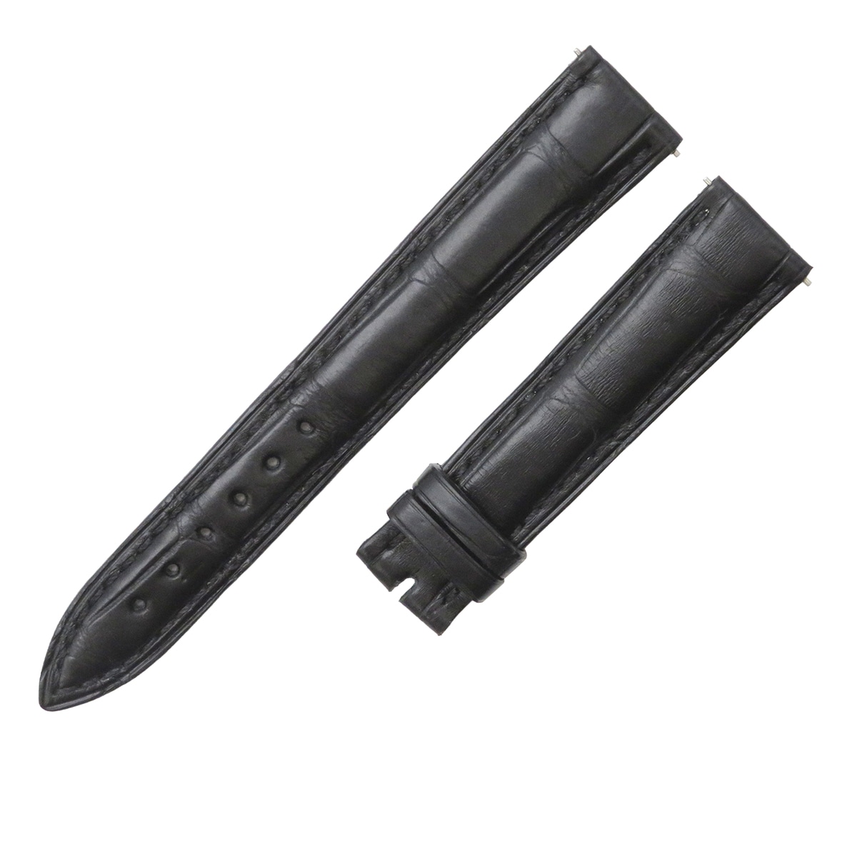 トノウカーベックス 7500/7502用 クロコバンド メンズ 未使用 純正 替え ショート 16mm ブラック 黒 3年保証