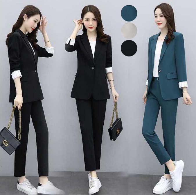 スーツ カジュアル リクルートスーツ レディース ビジネススーツ パンツスーツ セットアップ 通勤 OL フォーマルスーツ おしゃれ セレモニースーツ ジャケット+パンツ 上下セット ママスーツ 入園