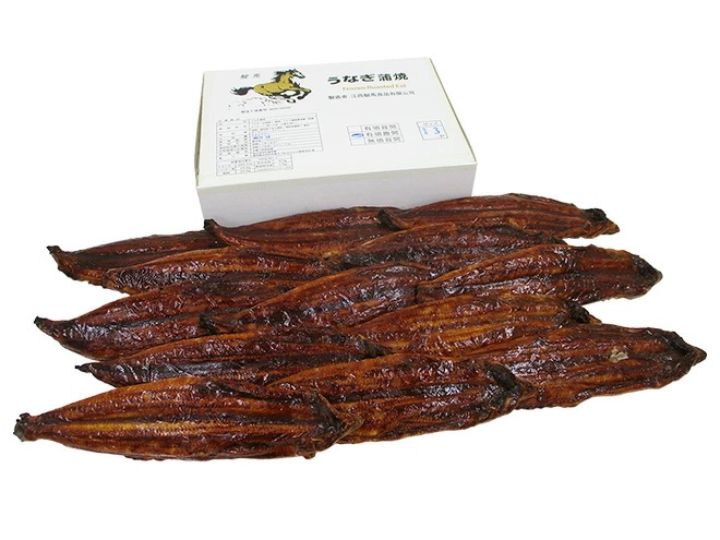 =うなぎ蒲焼= 約4-5kg 中国産 ウナギ/鰻/有頭腹開