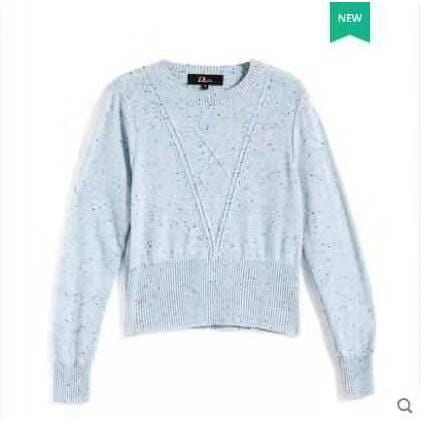 [最安値挑戦]！ 100%クルーネックニット