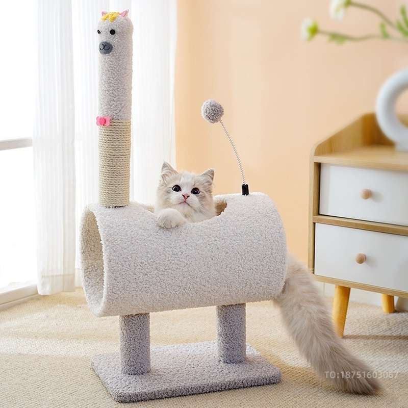 猫クライミングフレーム猫の巣統合多層猫クライミングフレーム多目的猫スクラッチボード場所を占有せず猫ハウスは冬に猫の巣を暖かく保ちます