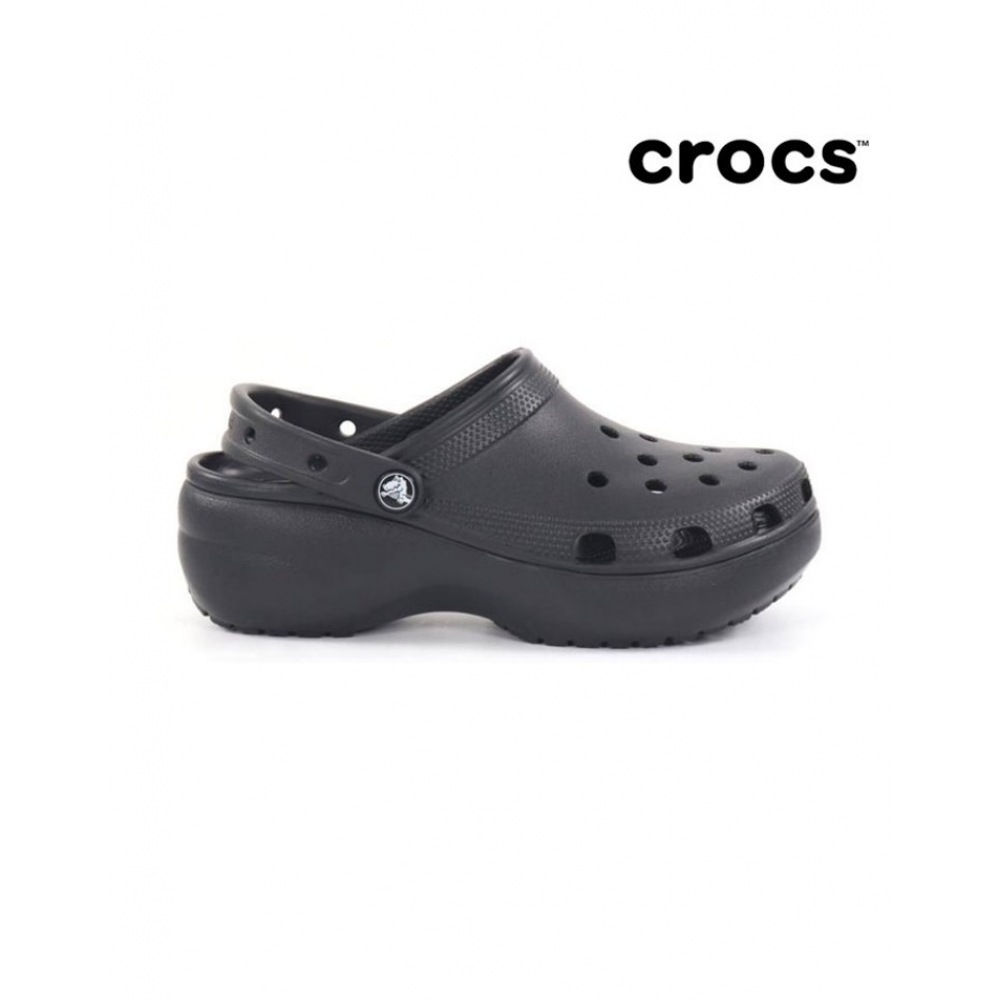 クロックスレディースクラシックプラットフォームクロッグブラック 206750-001