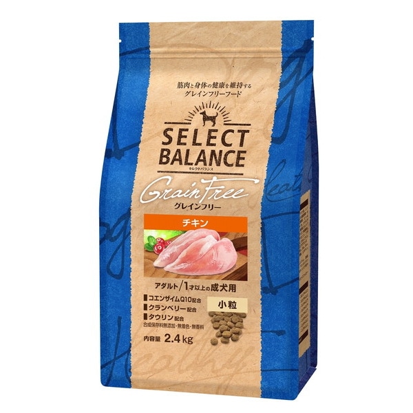 セレクトバランス 犬 グレインフリー アダルト チキン 小粒 ２．４ｋｇ