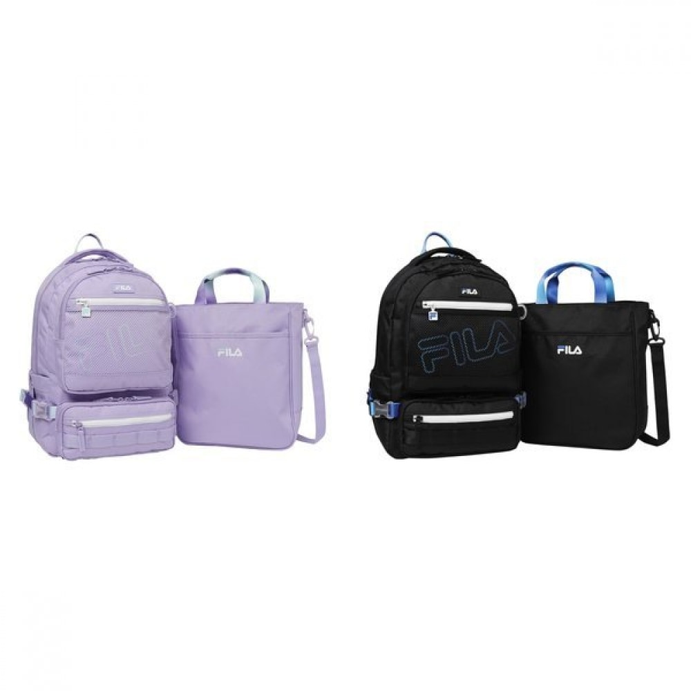 トボックスフィラキッズリンクレインボーバックバッグセット FLKCD1TBBB12